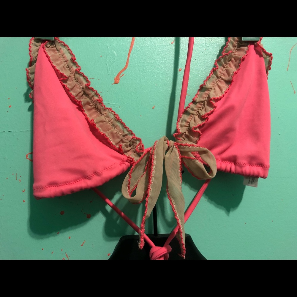 Pink Ruffle Bikini - Picture 2 of 3
